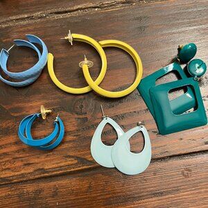 Retro Colorful Earrings